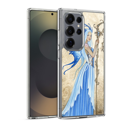 Amy Brown Elemental Series Blue Goddess Soft Gel Case for Samsung Galaxy S25 Ultra & MagSafe