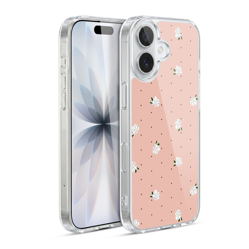 Anis Illustration Flower Pattern 2 Dots Soft Gel Case for Apple iPhone 17