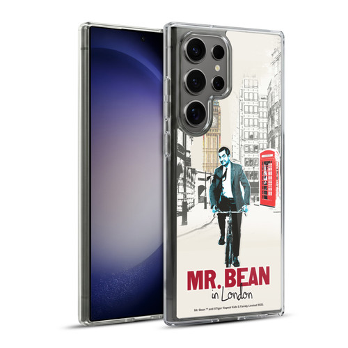 Mr. Bean London Art In London Soft Gel Case for Samsung Galaxy S23 Ultra 5G & MagSafe