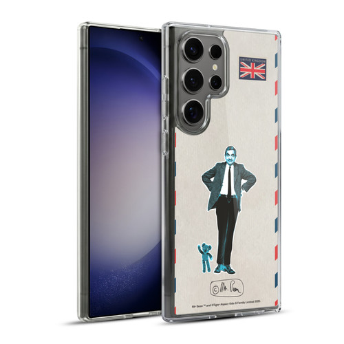 Mr. Bean London Art Postcard Soft Gel Case for Samsung Galaxy S23 Ultra 5G & MagSafe