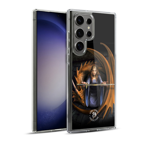 Anne Stokes Dragons 5 The Truth Soft Gel Case for Samsung Galaxy S23 Ultra 5G & MagSafe