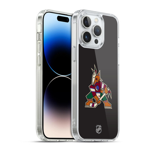 NHL Arizona Coyotes Plain Soft Gel Case for Apple iPhone 14 Pro Max & MagSafe