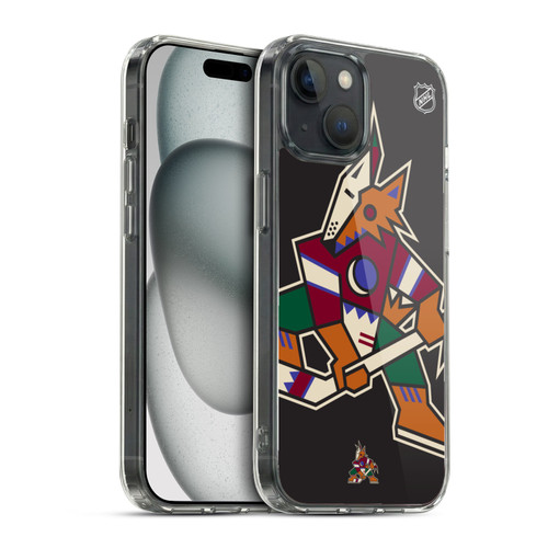 NHL Arizona Coyotes Oversized Soft Gel Case for Apple iPhone 15 & MagSafe