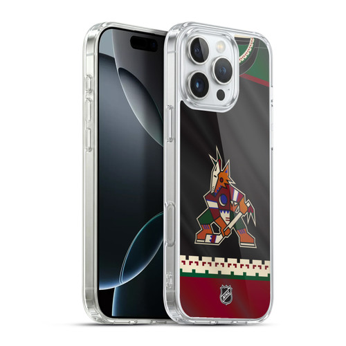 NHL Arizona Coyotes Jersey Soft Gel Case for Apple iPhone 16 Pro Max & MagSafe