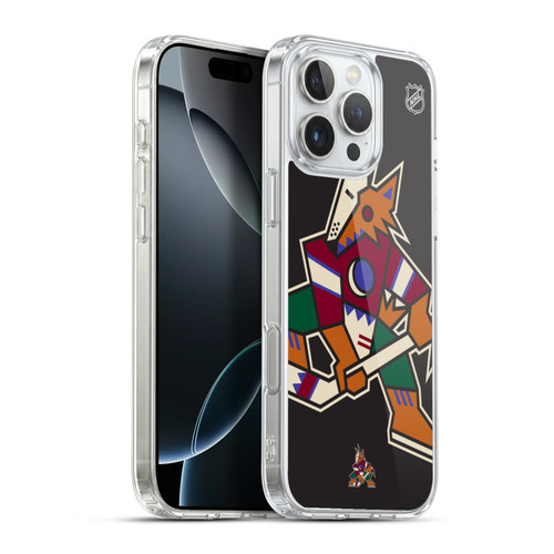NHL Arizona Coyotes Oversized Soft Gel Case for Apple iPhone 16 Pro Max & MagSafe