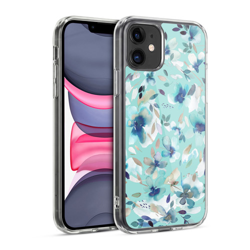Ninola Abstract Nature Flowers Summer Aquatic Soft Gel Case for Apple iPhone 11