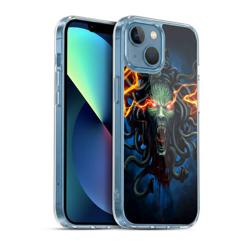 Christos Karapanos Horror 2 Medusa Soft Gel Case for Apple iPhone 13 Mini & MagSafe
