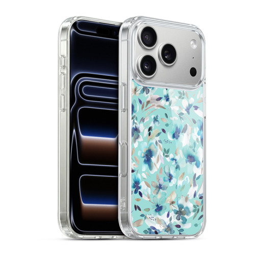 Ninola Abstract Nature Flowers Summer Aquatic Soft Gel Case for Apple iPhone 17 Pro