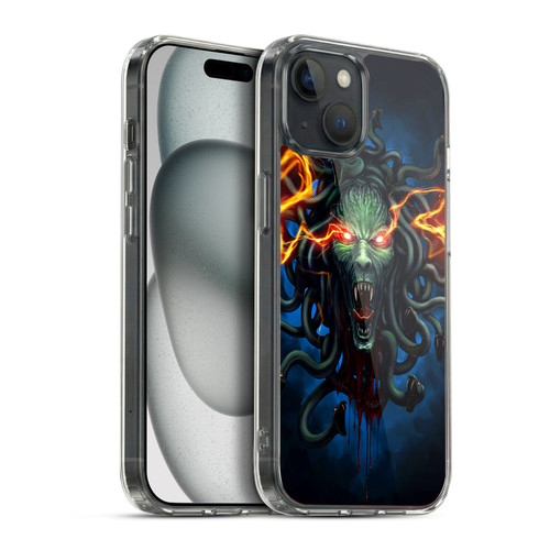 Christos Karapanos Horror 2 Medusa Soft Gel Case for Apple iPhone 15 Plus & MagSafe
