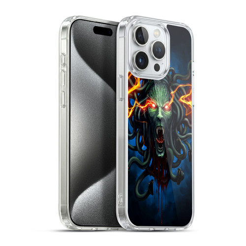 Christos Karapanos Horror 2 Medusa Soft Gel Case for Apple iPhone 15 Pro Max & MagSafe