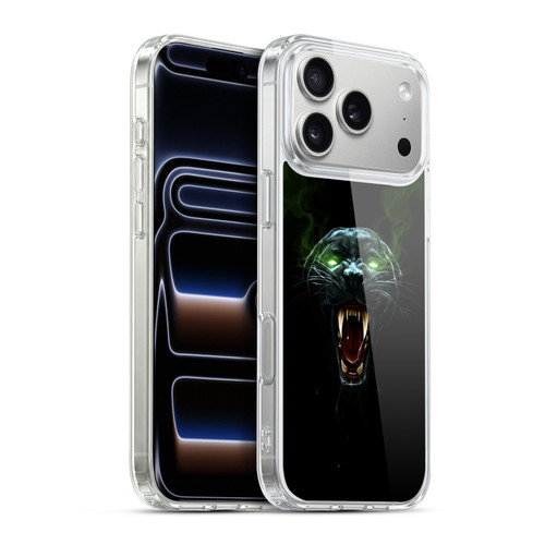 Christos Karapanos Horror 2 Dark Panther Soft Gel Case for Apple iPhone 17 Pro Max