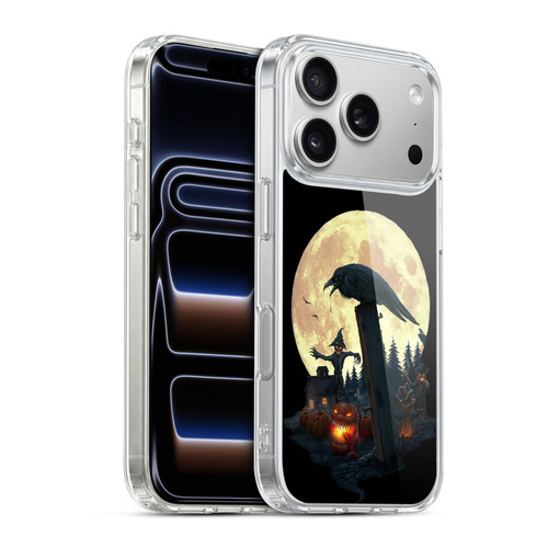 Christos Karapanos Horror 2 Halloween Theme Soft Gel Case for Apple iPhone 17 Pro