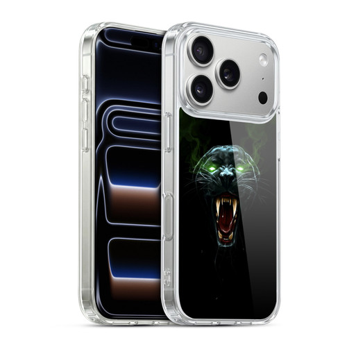 Christos Karapanos Horror 2 Dark Panther Soft Gel Case for Apple iPhone 17 Pro
