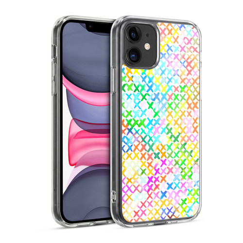 Ninola Colorful Summer Crosstitch Soft Gel Case for Apple iPhone 11