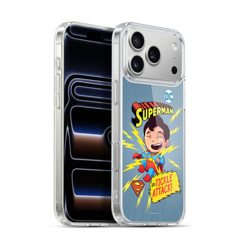 Super Friends DC Comics Toddlers Comic Covers Superman 2 Soft Gel Case for Apple iPhone 17 Pro Max