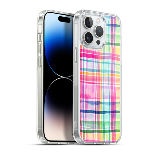 Ninola Colorful Summer Checks Soft Gel Case for Apple iPhone 13 Pro Max & MagSafe