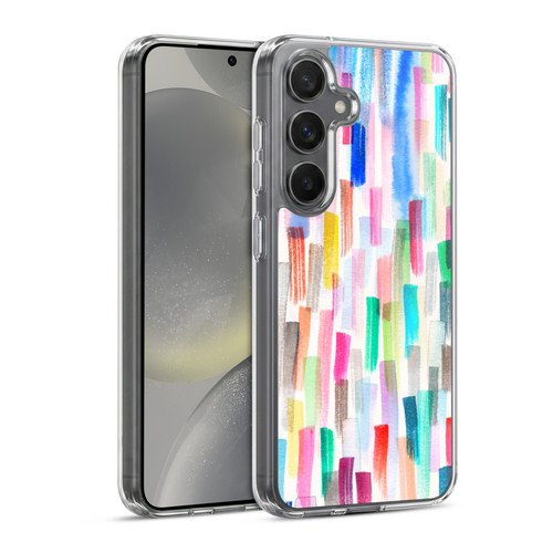Ninola Colorful Brushstrokes Multi Soft Gel Case for Samsung Galaxy S24 5G & MagSafe