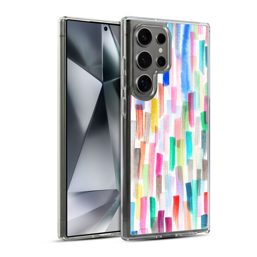 Ninola Colorful Brushstrokes Multi Soft Gel Case for Samsung Galaxy S24 Ultra 5G & MagSafe