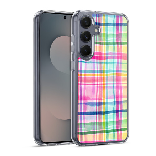 Ninola Colorful Summer Checks Soft Gel Case for Samsung Galaxy S25 & MagSafe