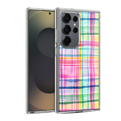 Ninola Colorful Summer Checks Soft Gel Case for Samsung Galaxy S25 Ultra & MagSafe