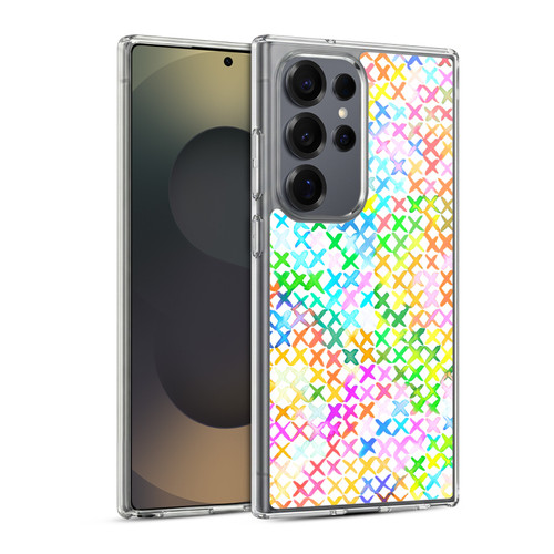 Ninola Colorful Summer Crosstitch Soft Gel Case for Samsung Galaxy S25 Ultra & MagSafe