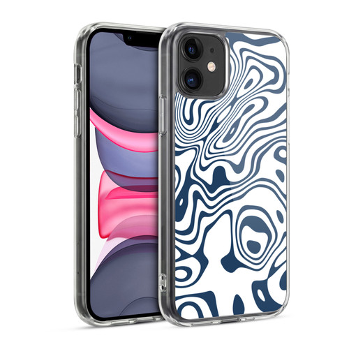 Ninola Freeform Patterns Trippy Circular Shapes Soft Gel Case for Apple iPhone 11