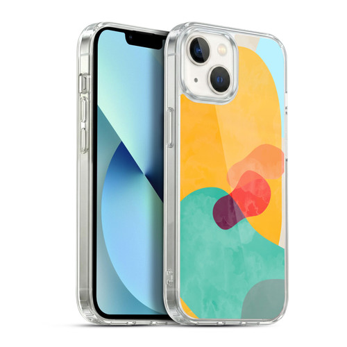 Ninola Freeform Patterns Abstracts Desert Soft Gel Case for Apple iPhone 13