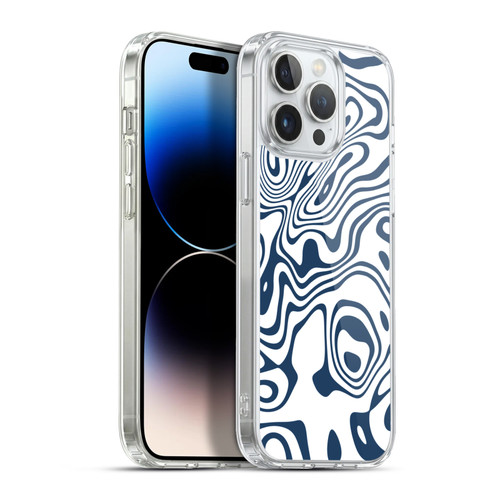 Ninola Freeform Patterns Trippy Circular Shapes Soft Gel Case for Apple iPhone 13 Pro Max & MagSafe