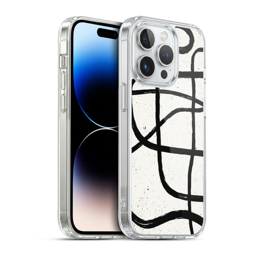 Ninola Freeform Patterns Scandinavian Marker Soft Gel Case for Apple iPhone 13 Pro & MagSafe