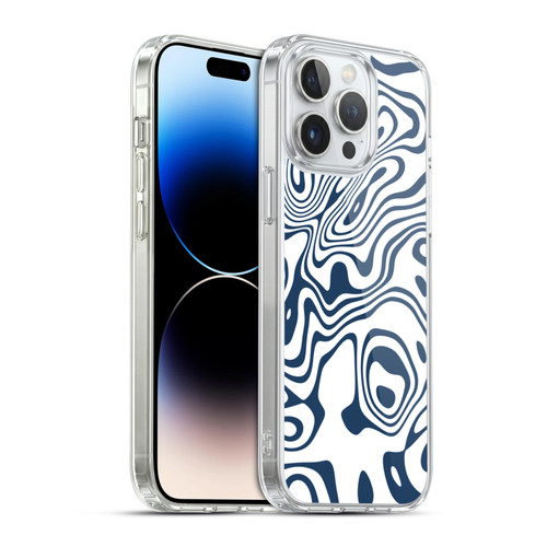 Ninola Freeform Patterns Trippy Circular Shapes Soft Gel Case for Apple iPhone 14 Pro Max & MagSafe