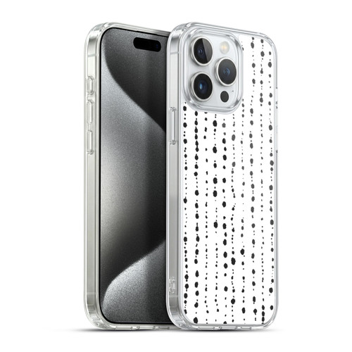 Ninola Freeform Patterns Boho Dots Stripes Soft Gel Case for Apple iPhone 15 Pro Max & MagSafe