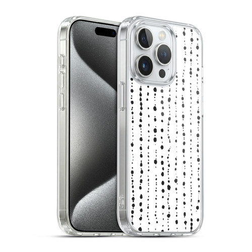 Ninola Freeform Patterns Boho Dots Stripes Soft Gel Case for Apple iPhone 15 Pro & MagSafe