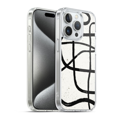 Ninola Freeform Patterns Scandinavian Marker Soft Gel Case for Apple iPhone 15 Pro & MagSafe