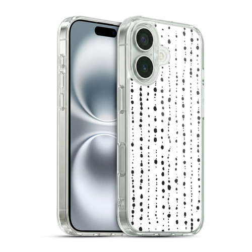 Ninola Freeform Patterns Boho Dots Stripes Soft Gel Case for Apple iPhone 16 & MagSafe