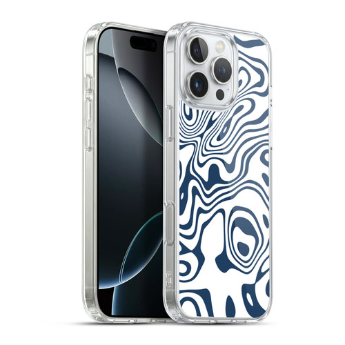 Ninola Freeform Patterns Trippy Circular Shapes Soft Gel Case for Apple iPhone 16 Pro Max & MagSafe