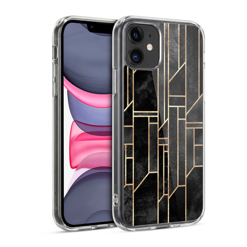 Elisabeth Fredriksson Geometric Design And Pattern Black Skies Soft Gel Case for Apple iPhone 11