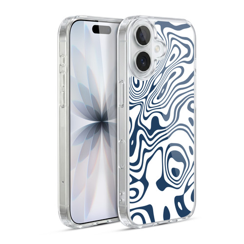 Ninola Freeform Patterns Trippy Circular Shapes Soft Gel Case for Apple iPhone 17