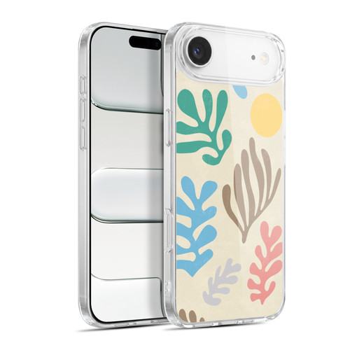 Ninola Freeform Patterns Artistic Modern Leaves Soft Gel Case for Apple iPhone 17 Air