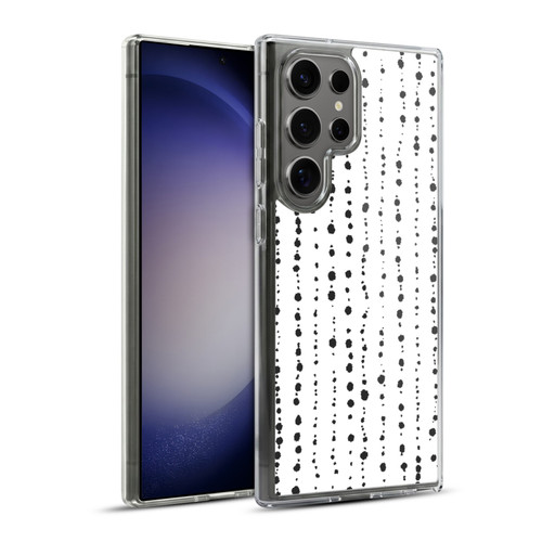 Ninola Freeform Patterns Boho Dots Stripes Soft Gel Case for Samsung Galaxy S23 Ultra 5G & MagSafe