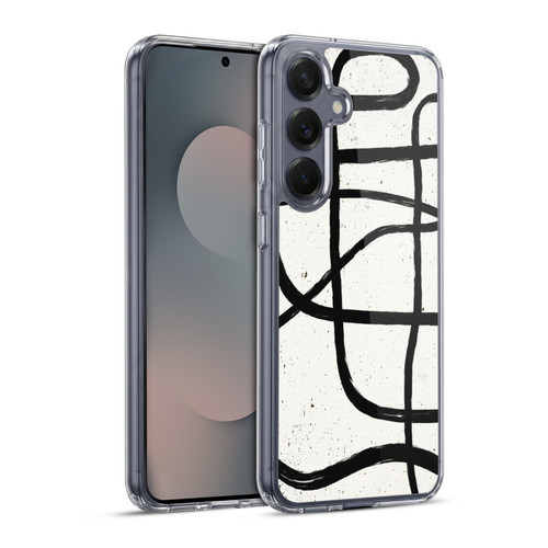 Ninola Freeform Patterns Scandinavian Marker Soft Gel Case for Samsung Galaxy S25+ & MagSafe
