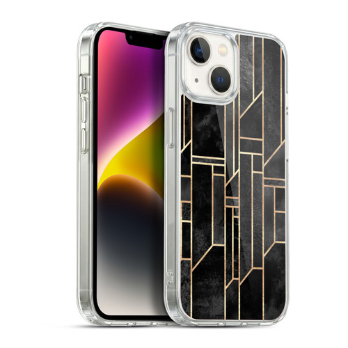 Elisabeth Fredriksson Geometric Design And Pattern Black Skies Soft Gel Case for Apple iPhone 14