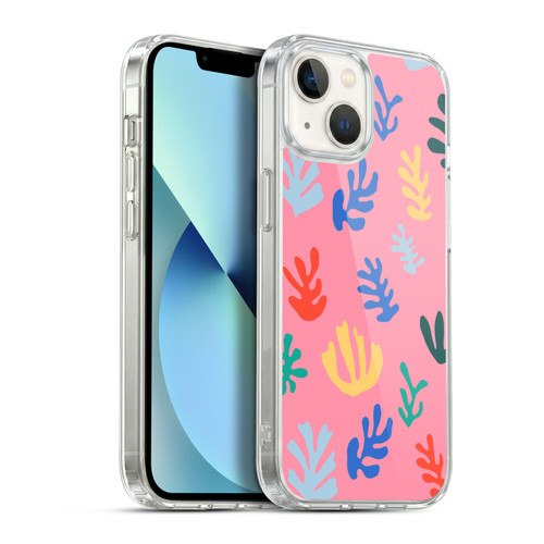 Ninola Ocean Colorful Leaves Soft Gel Case for Apple iPhone 13