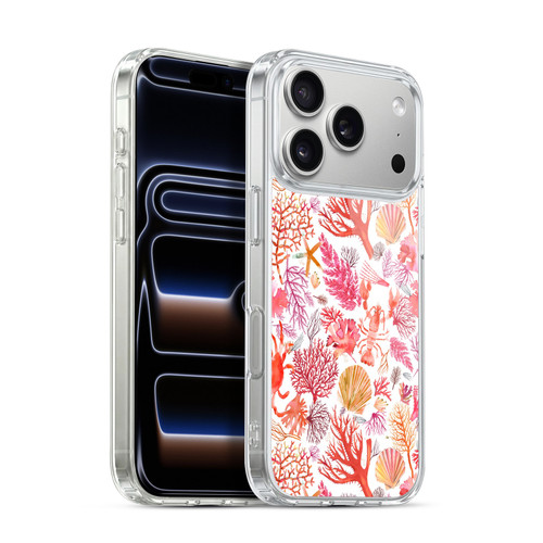 Ninola Ocean Orange Corals Soft Gel Case for Apple iPhone 17 Pro