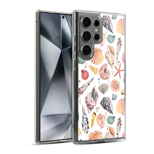 Ninola Ocean Sea Shells Soft Gel Case for Samsung Galaxy S24 Ultra 5G & MagSafe