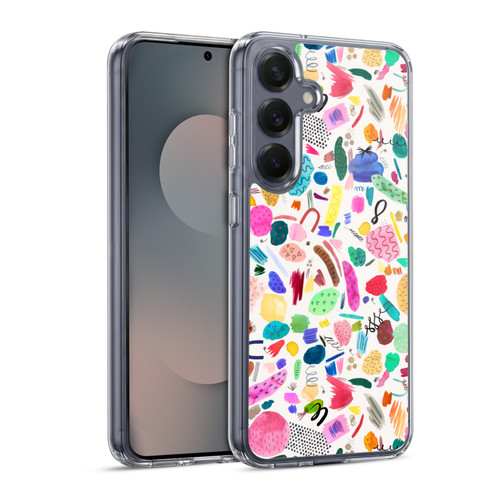 Ninola Ocean Colorful Marks Soft Gel Case for Samsung Galaxy S25 & MagSafe
