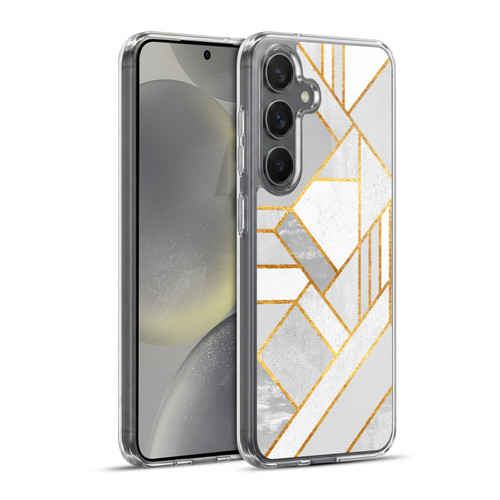 Elisabeth Fredriksson Geometric Design And Pattern Gold City Soft Gel Case for Samsung Galaxy S24+ 5G & MagSafe
