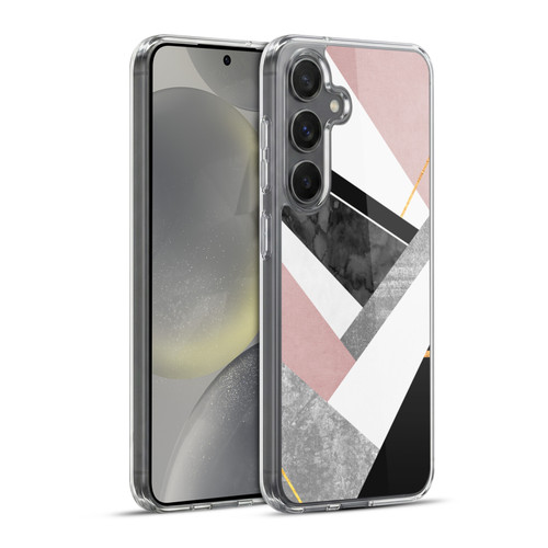 Elisabeth Fredriksson Geometric Design And Pattern Lines And Layers Soft Gel Case for Samsung Galaxy S24+ 5G & MagSafe