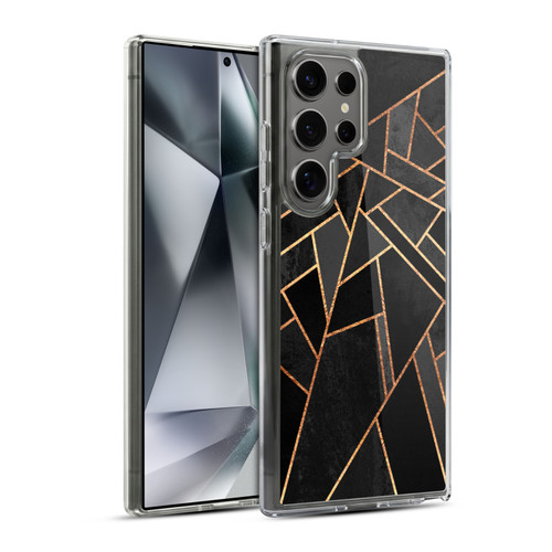 Elisabeth Fredriksson Geometric Design And Pattern Black Night Soft Gel Case for Samsung Galaxy S24 Ultra 5G & MagSafe