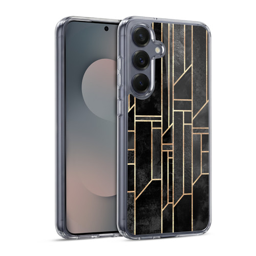 Elisabeth Fredriksson Geometric Design And Pattern Black Skies Soft Gel Case for Samsung Galaxy S25 & MagSafe