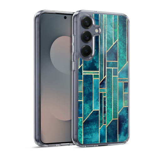 Elisabeth Fredriksson Geometric Design And Pattern Blue Skies Soft Gel Case for Samsung Galaxy S25 & MagSafe